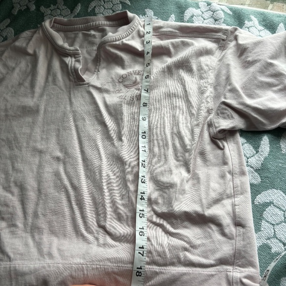 Converse All Star crop top shirt size small light pink - Picture 7 of 8